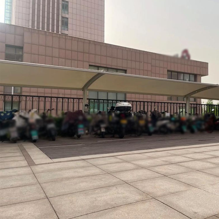 田林县膜结构电动车棚